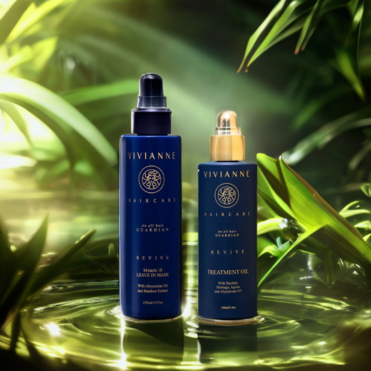 🌱Vegan Revive Super Set - Intensive Treatment (Leave in Mask 150ml & Hair Oil 100ml)