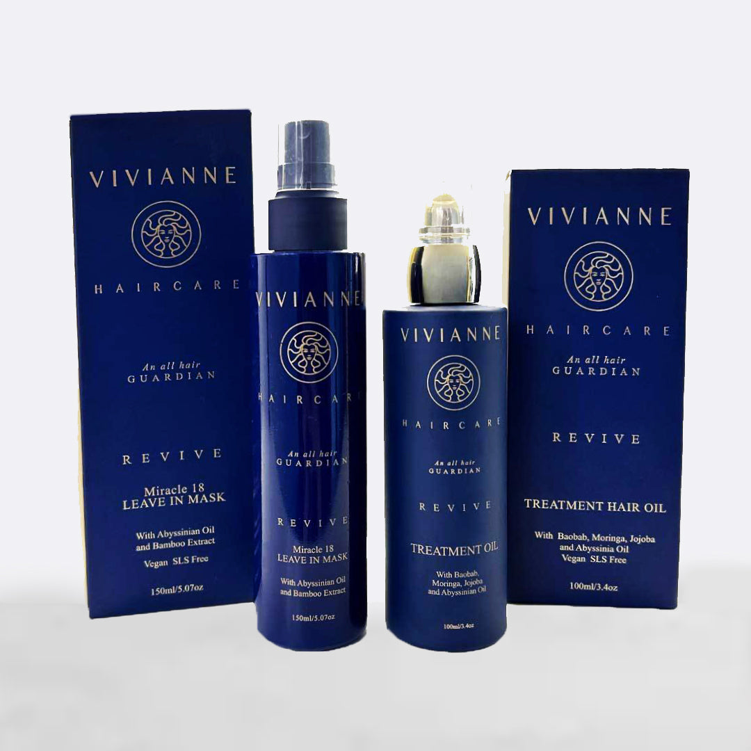 🌱Vegan Revive Super Set - Εντατική Θεραπεία (Μάσκα Μαλλιών 150ml & Λάδι Μαλλιών 100ml)